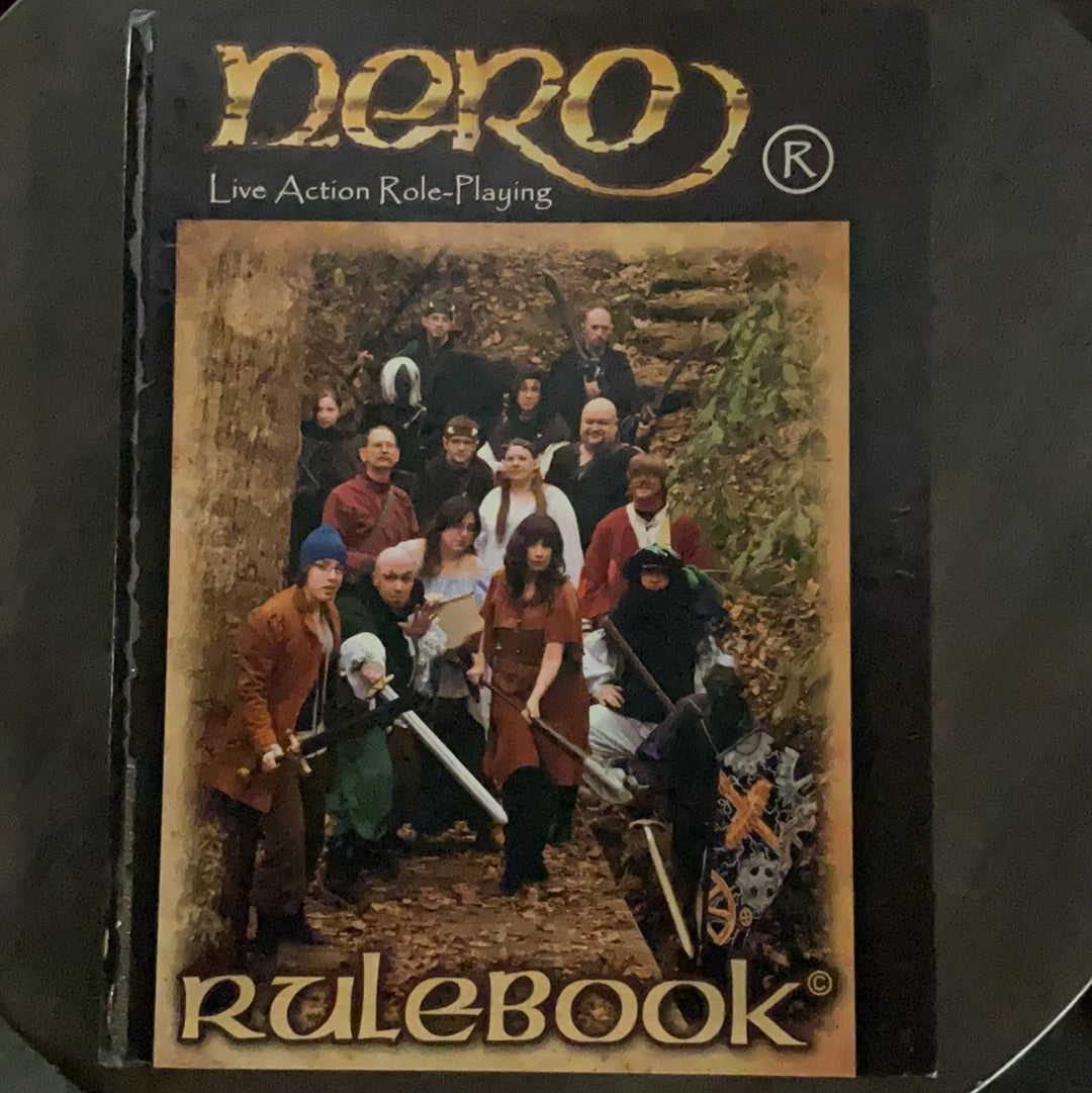 Nero live action role playing rule book