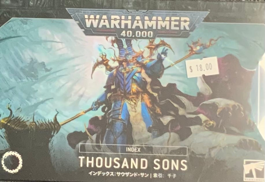 40k Thousand Sons Index Cards