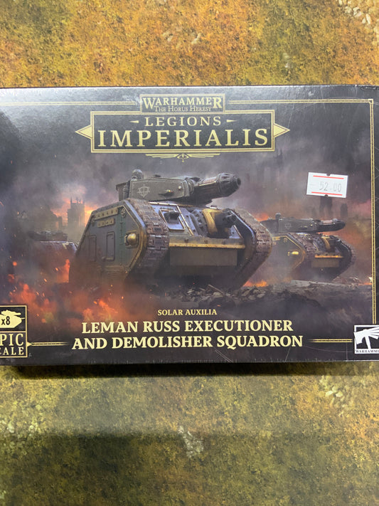 Warhammer Legion Imperialis Leman Russ Executioner And Demolisher Squadron