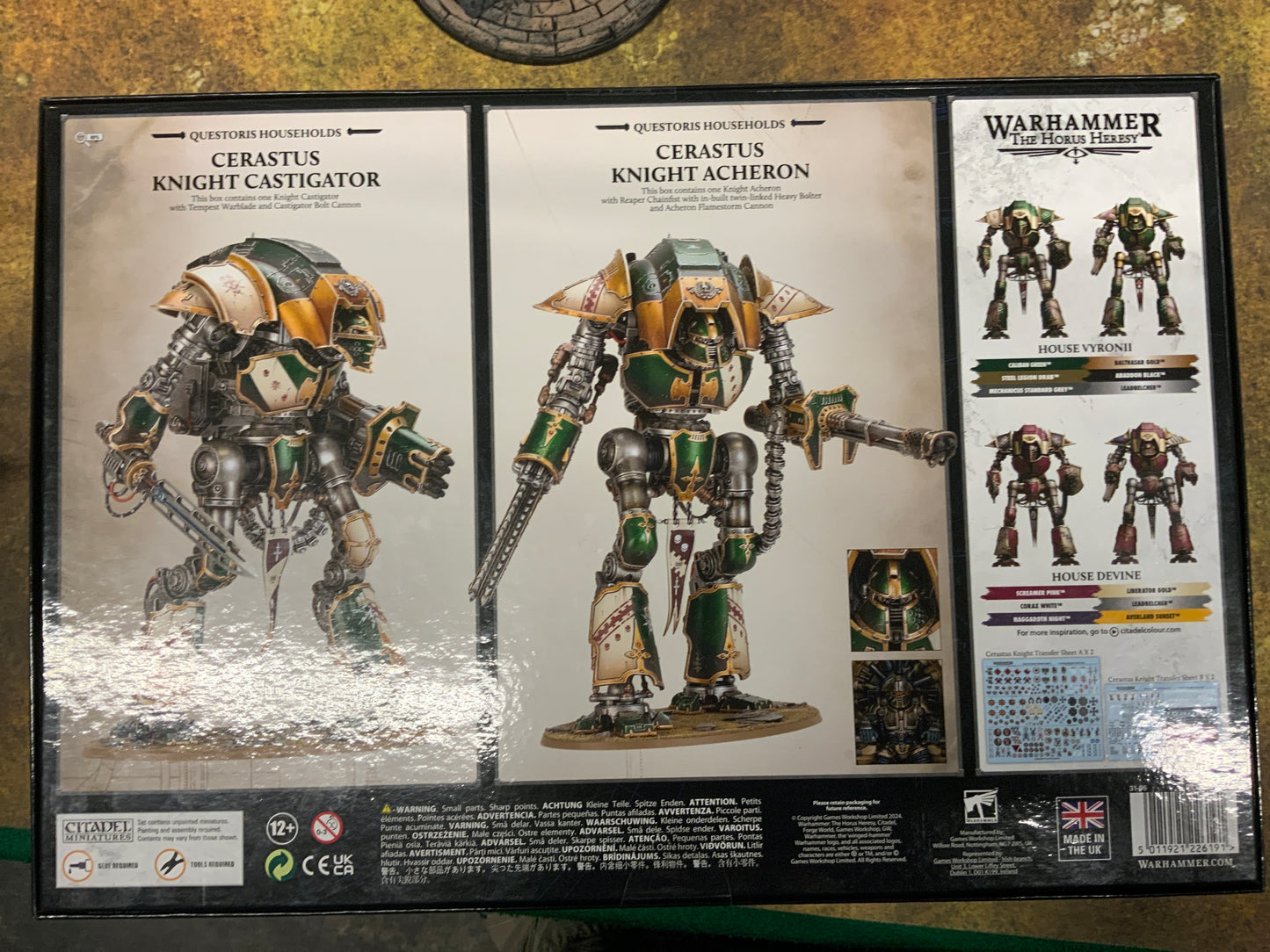 Warhammer Horus Heresy Knights Battle Group: Castigator and Acheron