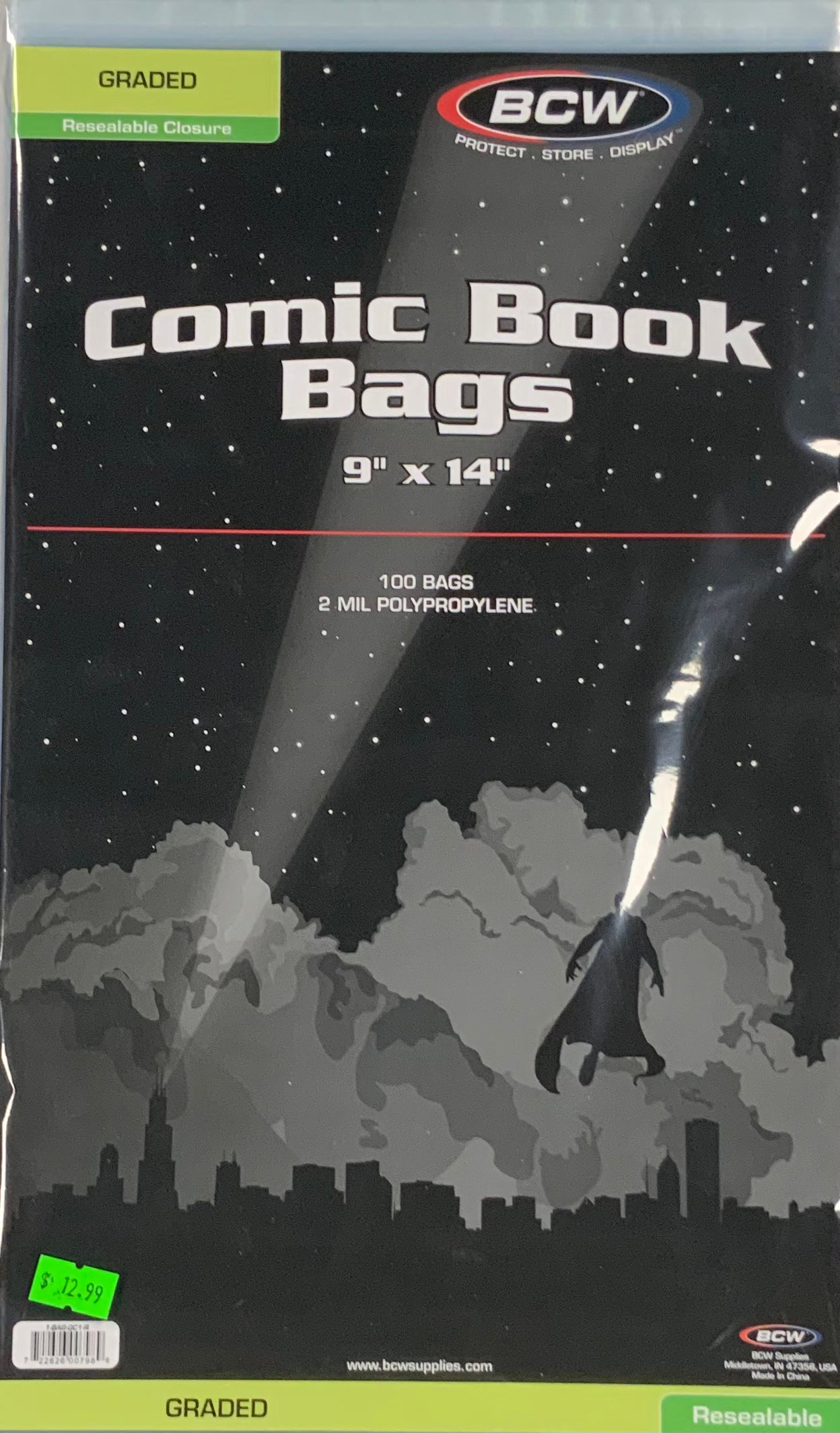 BCW Comic Book Bags - Graded size