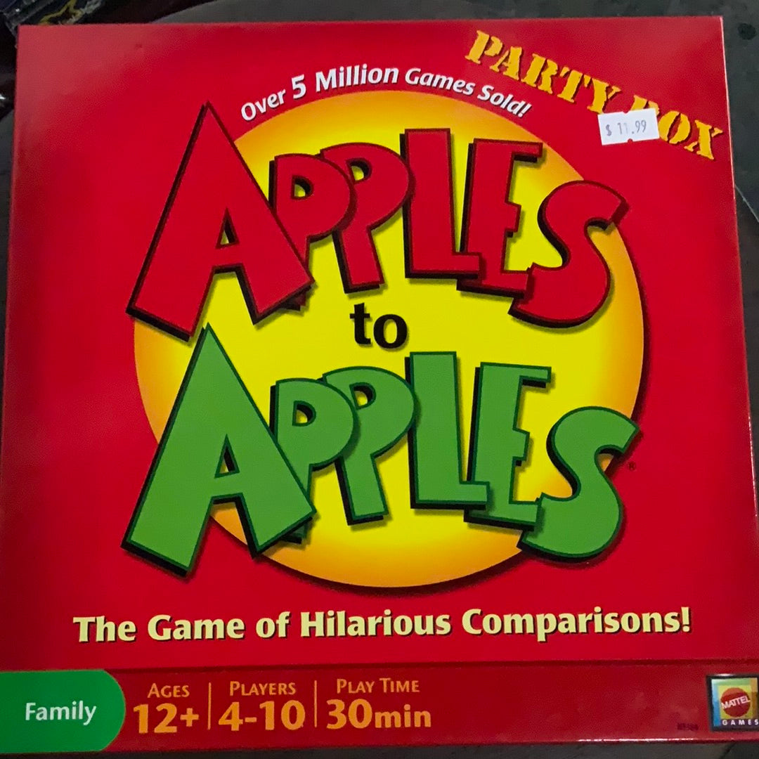 Apples to Apples party box, The Game of Hilarious Comparison