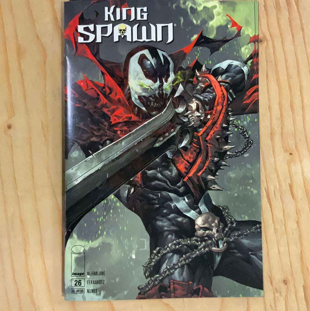 king Spawn (Image) 26 cover B