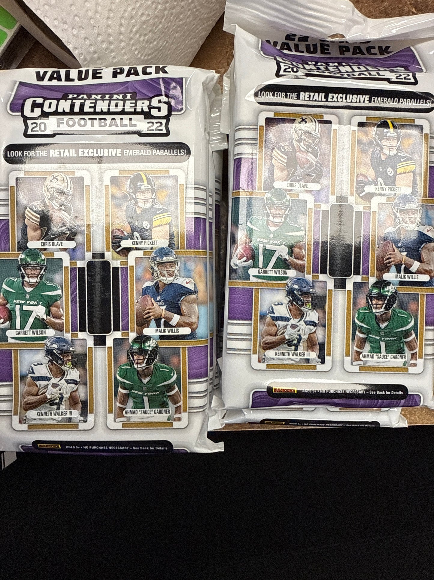 2022 panini contenders FB fat pack