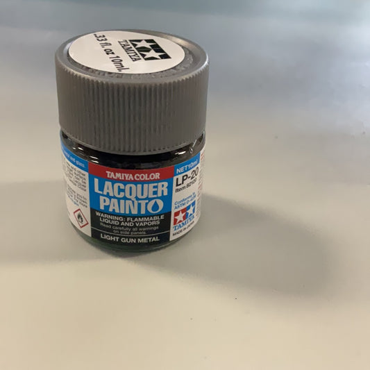 Tamiya color lacquer paint, Light gun metal, LP-  20