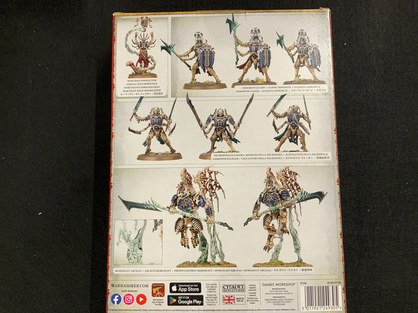 Warhammer Age Of Sigmar Spearhead Ossiarch Bonereapers