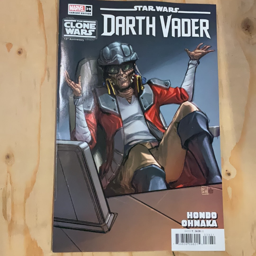 Marvel 39 Variant edition, Star Wars Darth Vader, The Clone wars 15th anniversary