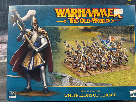 Warhammer Old World High Elf Realms White Lions Of Chrace