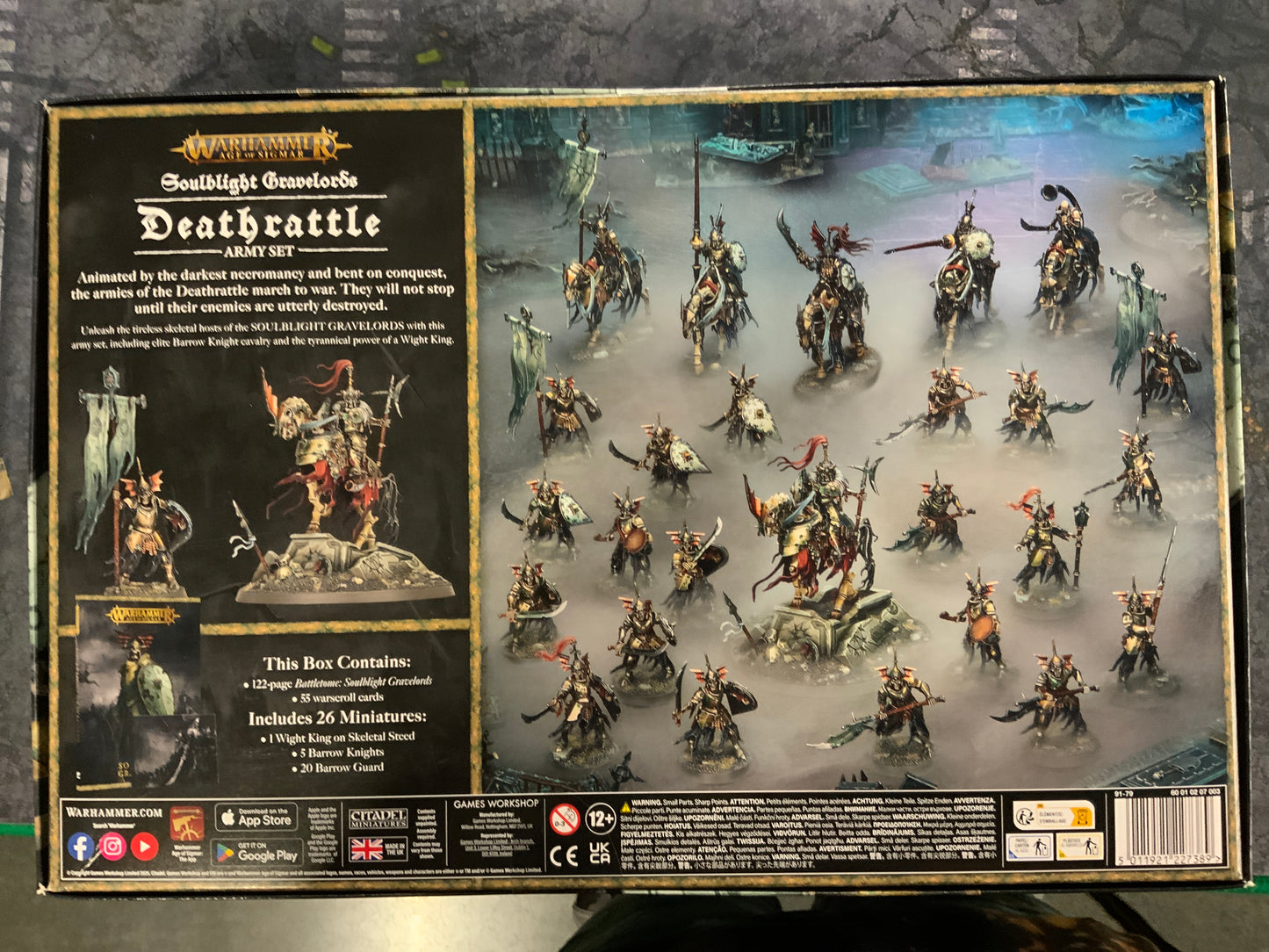 Warhammer Age Of Sigmar Soulblight Gravelords Deathrattle Army Set