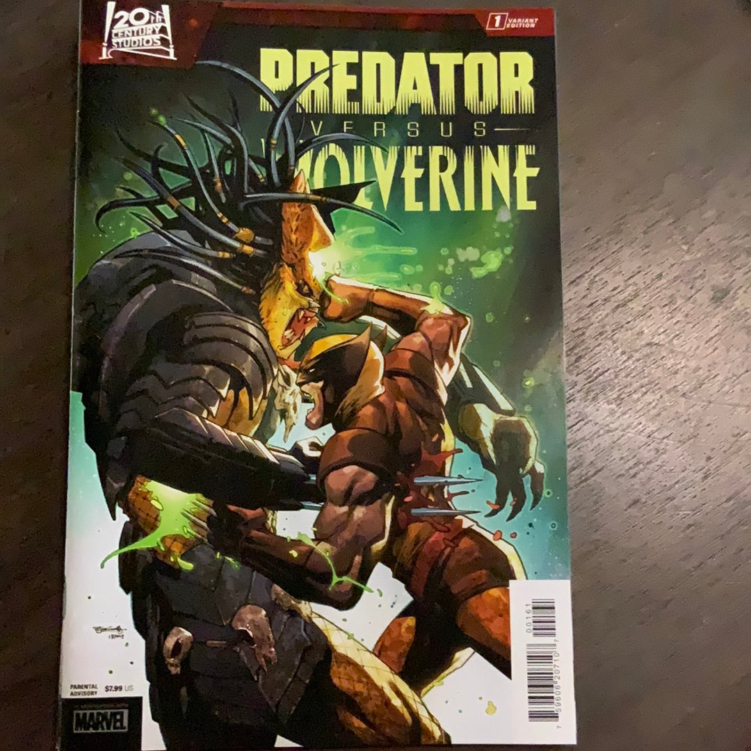 Marvel Predator Versus Wolverine