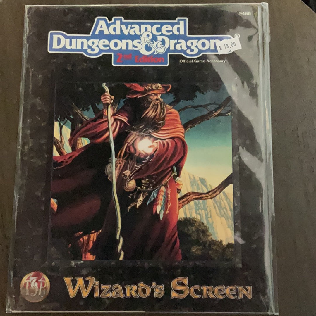 Advanced D&D 2nd edition Wizard’s Screen