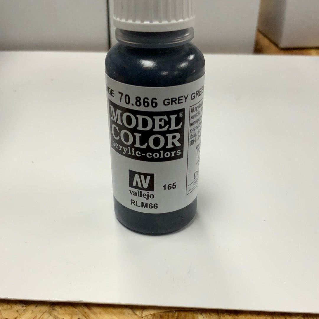 Vallejo model color acrylic colors 70.866 grey green