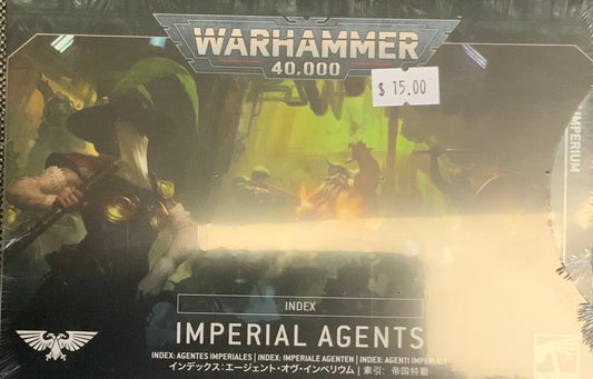 40k Imperial Agents Index Cards