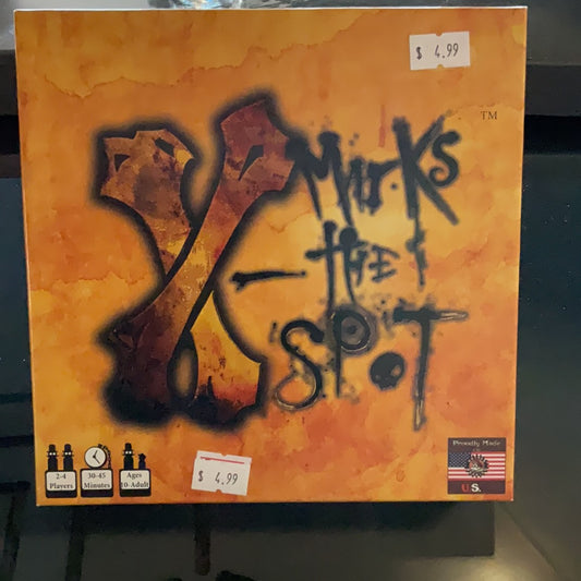 X Marks the spot board game