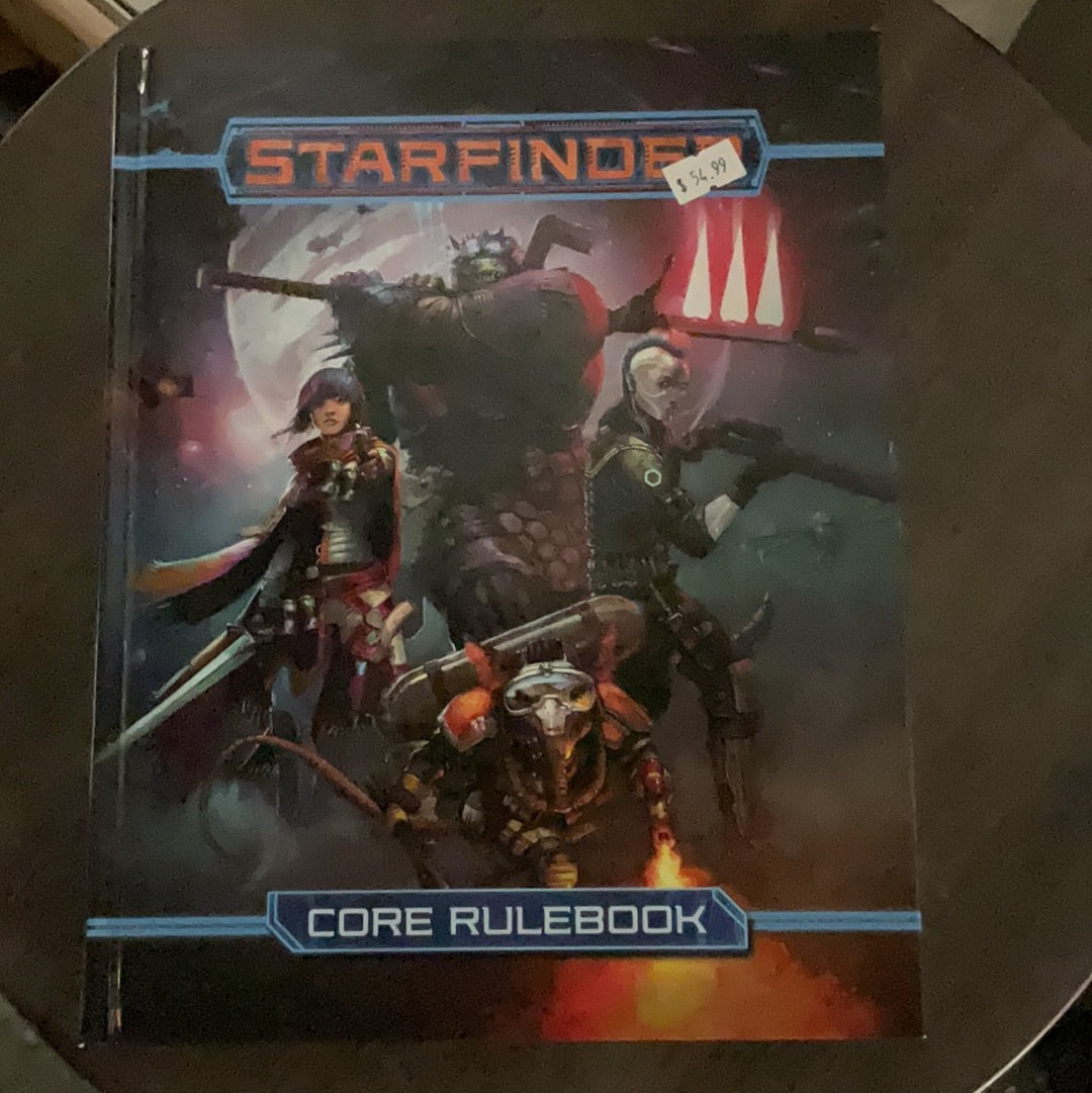 Starfinder core rule book