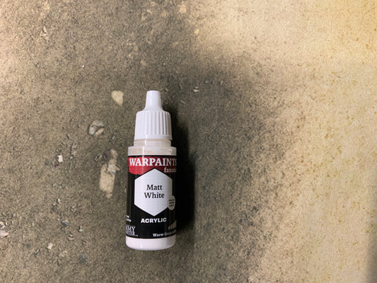 Warpaints Fanatic Acrylic Matt White
