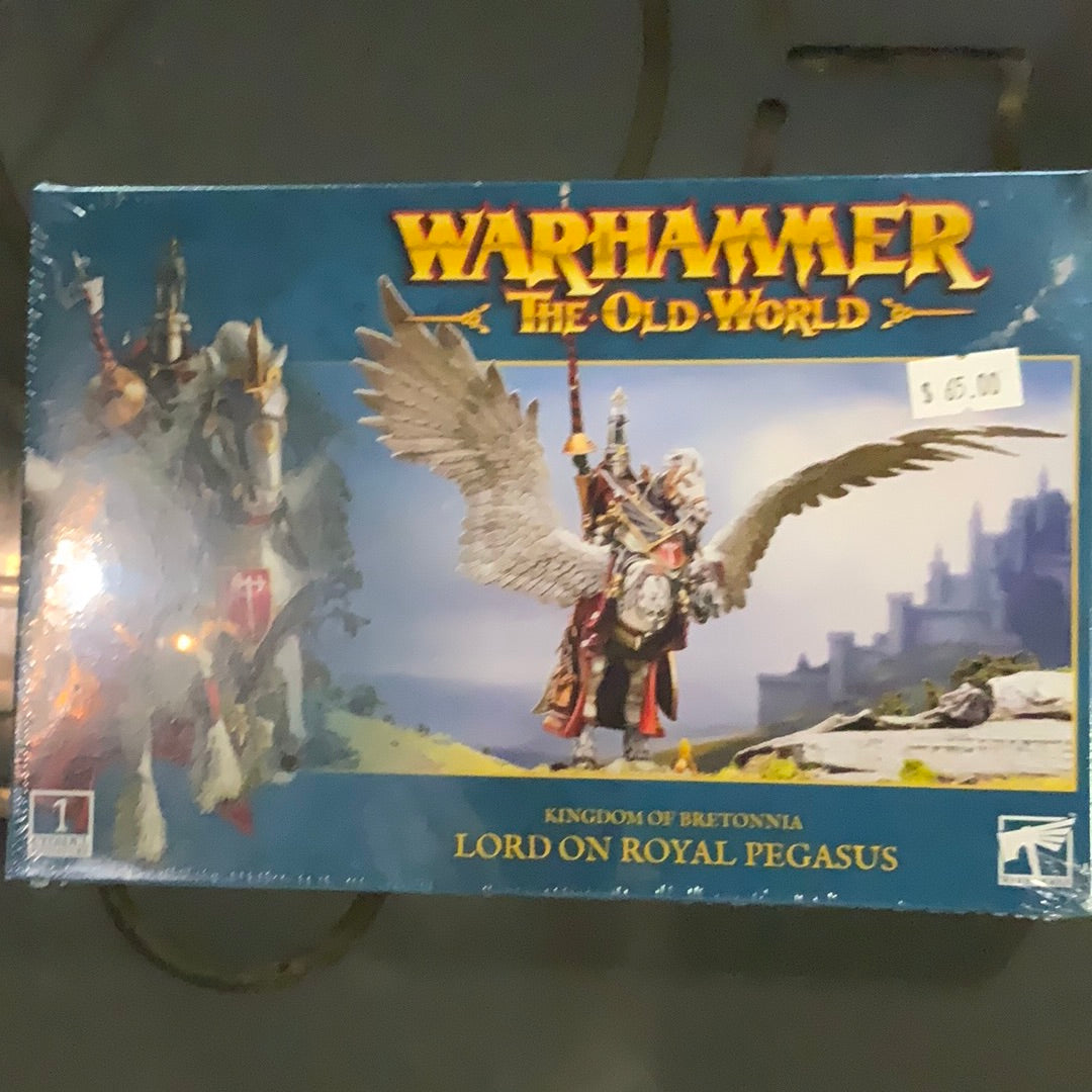 Warhammer The Old World Kingdom of Bretonnia Lord on Royal Pegasus