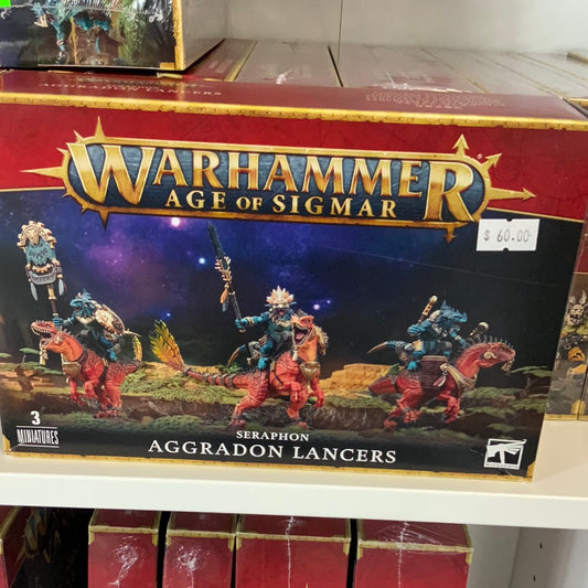 Warhammer Age of Sigmar Seraphon Aggradon Lancers