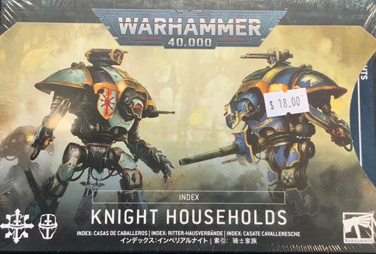 40k Knight Households Index Cards