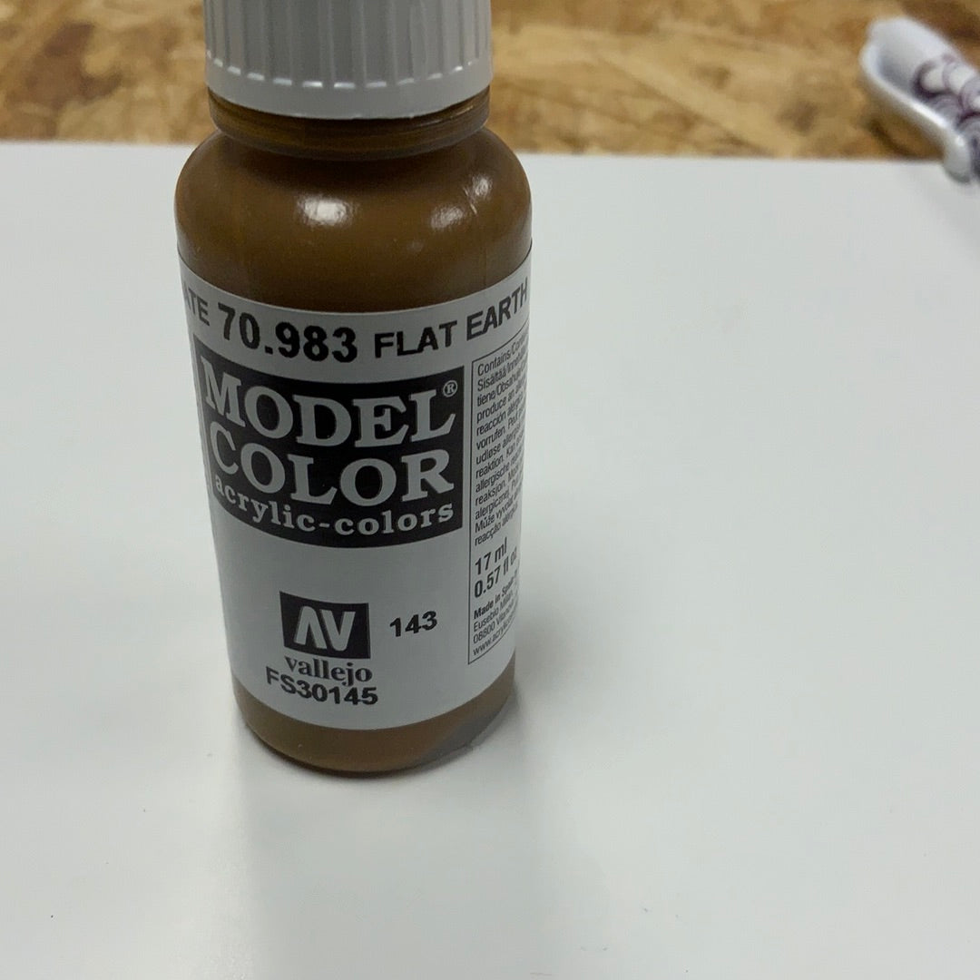 Vallejo model color acrylic colors 70.983 flat earth