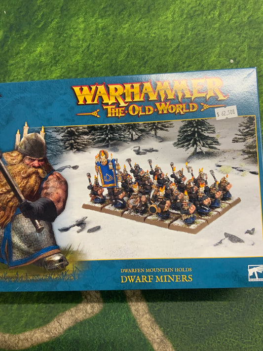 Warhammer Old World Dwarfen Mountain Holds Dwarf Miners