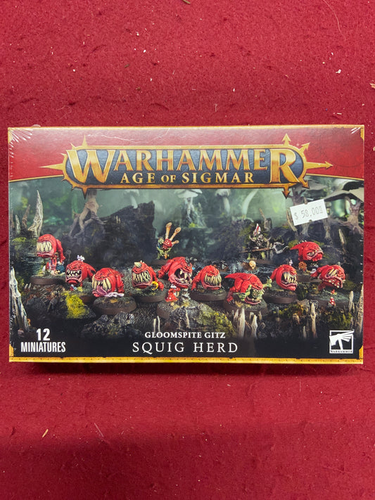 Warhammer Age Of Sigmar Gloomspite Gitz Squig Herd