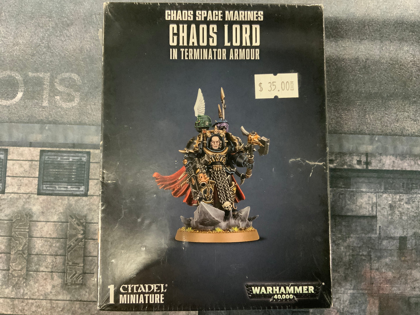 Warhammer 40,000 Chaos Space Marines Chaos Lord In Terminator Armor