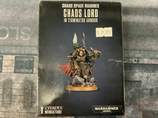 Warhammer 40,000 Chaos Space Marines Chaos Lord In Terminator Armor