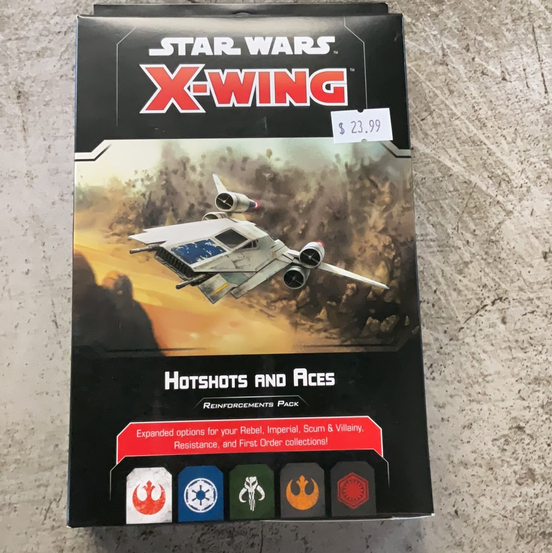 Star Wars X-wing hotshot and aces reinforcement pack