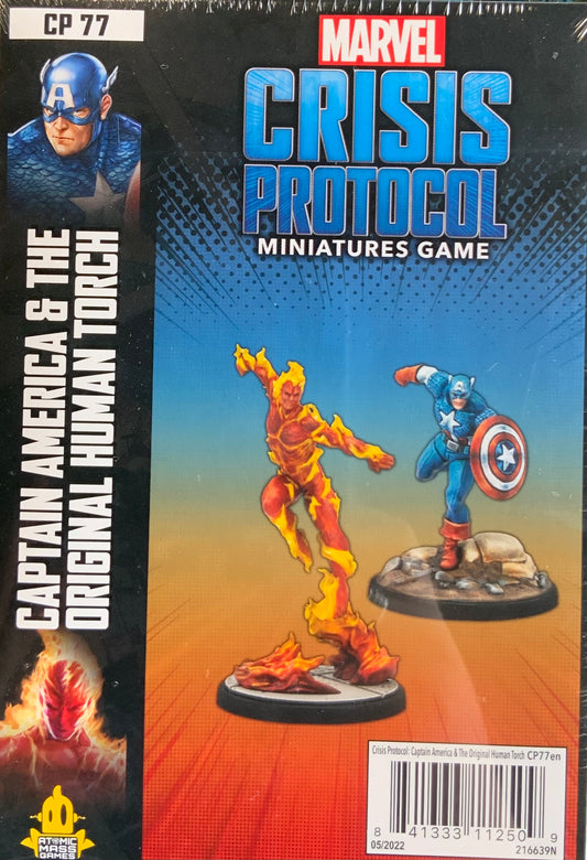 Marvel Crisis Protocol: Captain America & The Original Human Torch