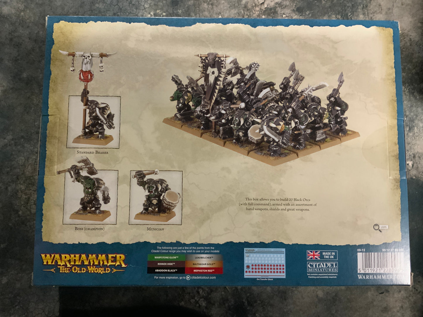 Warhammer The Old World Orc & Goblin Tribes Black Orc Mob