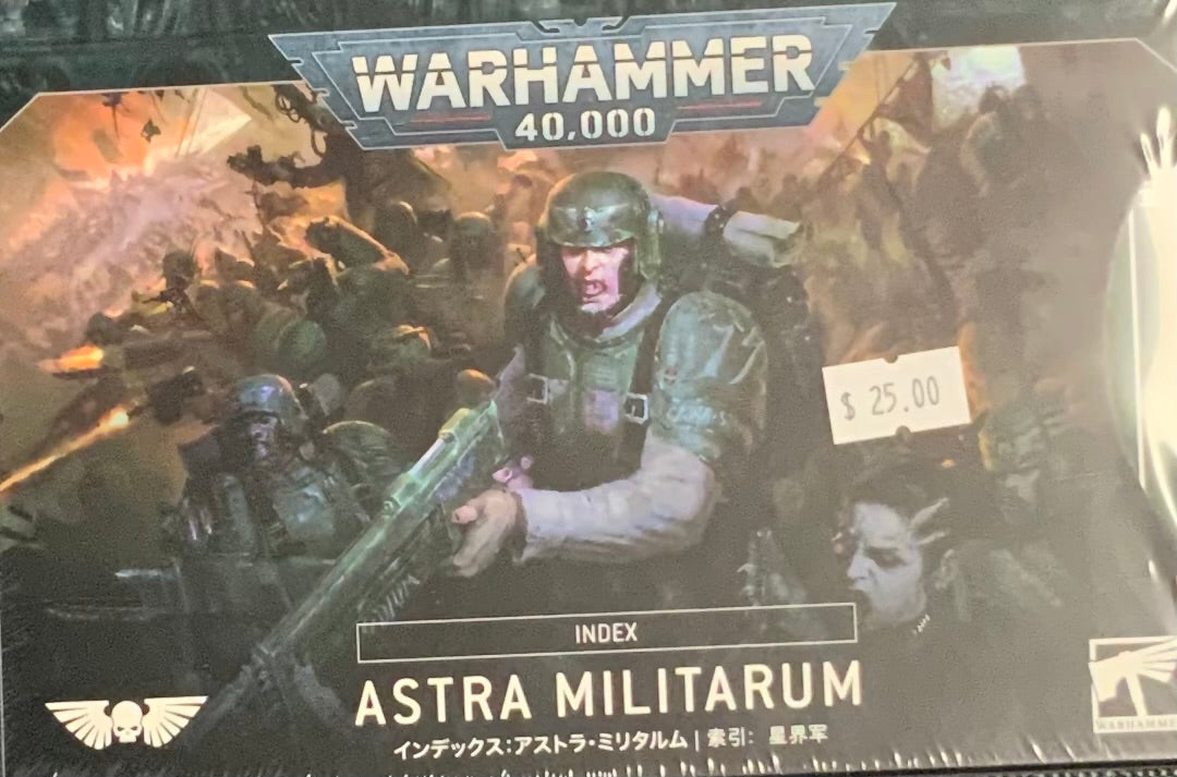 40k Astra Militarum Index Cards