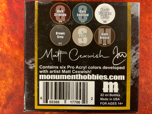 Pro Acryl Signature Set 4 Artist Matt Cexwish