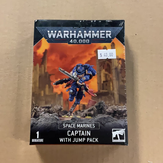 Warhammer 40K, Space Marines, Captain with Jump Pack