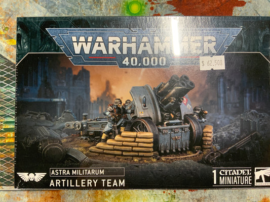 Warhammer 40,000 Astra Militarum Artillery Team