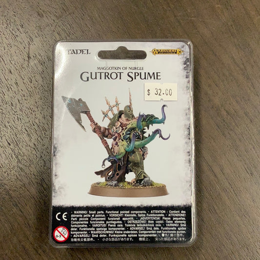 Warhammer Maggotkin of Nurgle Gutrot spine