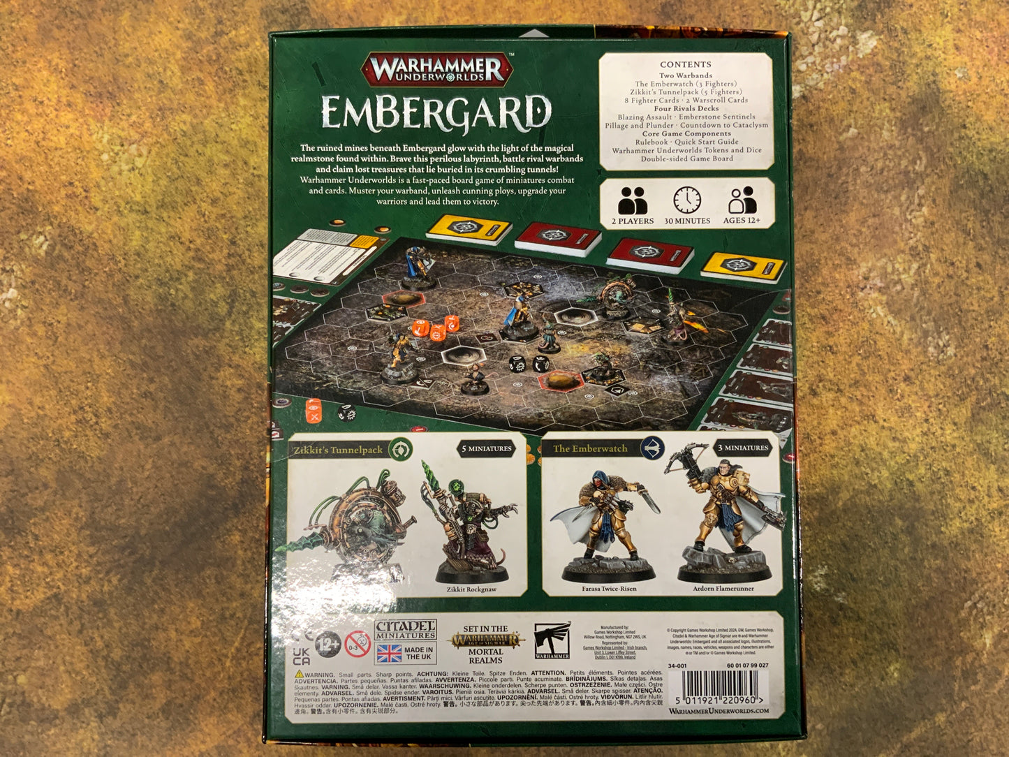Warhammer Underworlds Embergard Core Game