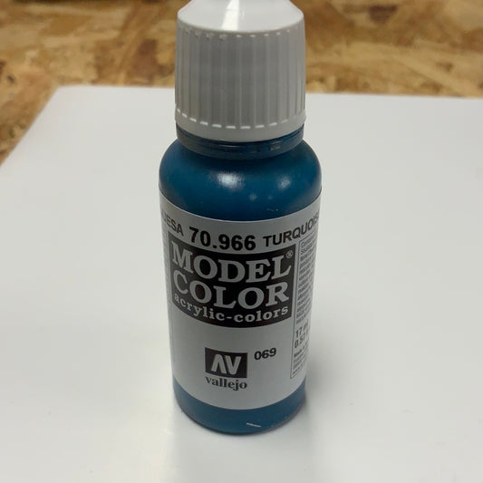 Vallejo model color acrylic colors 70.966 turquoise