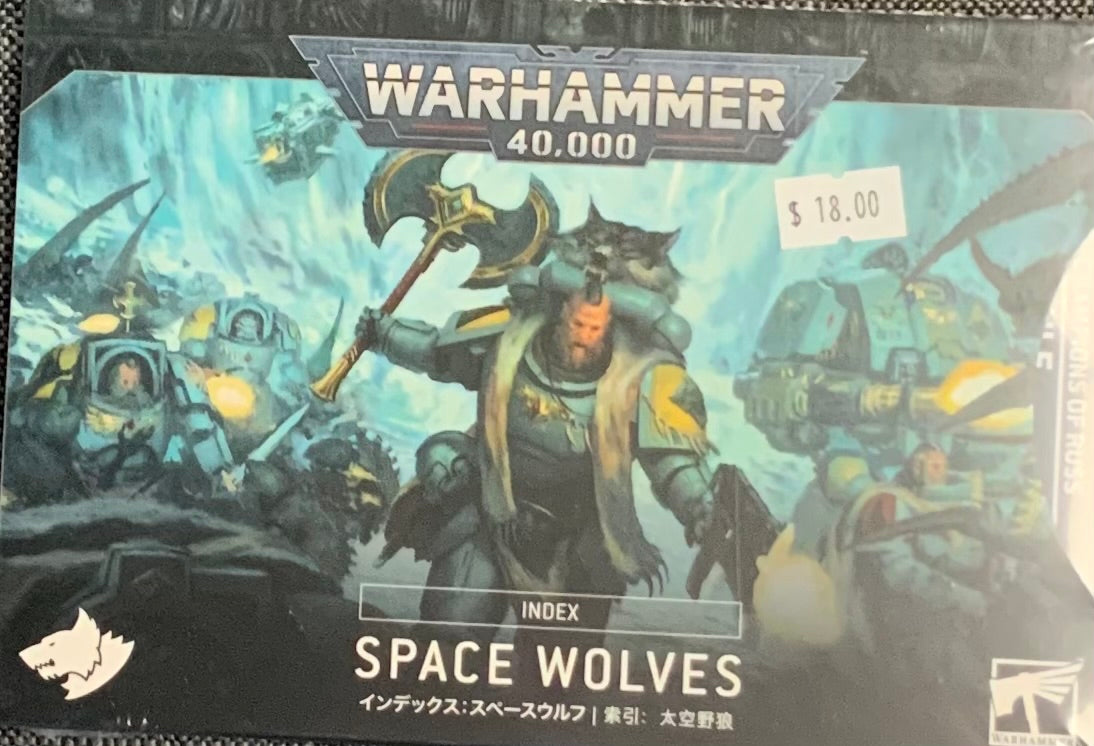 40k Space Wolves Index Cards