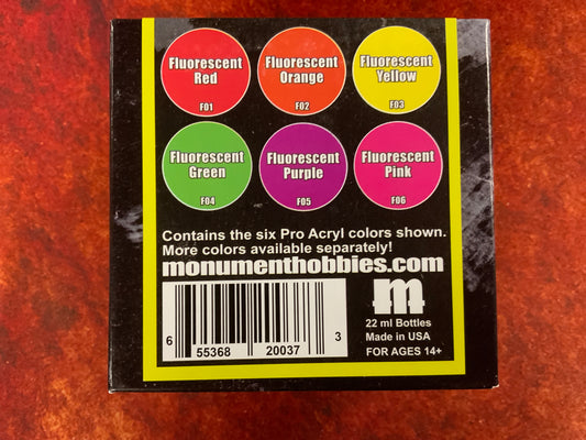 Pro Acryl Flourescents Set