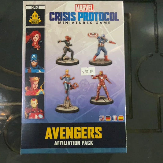 Marvel Crisis Protocol Avengers Affiliation Pack