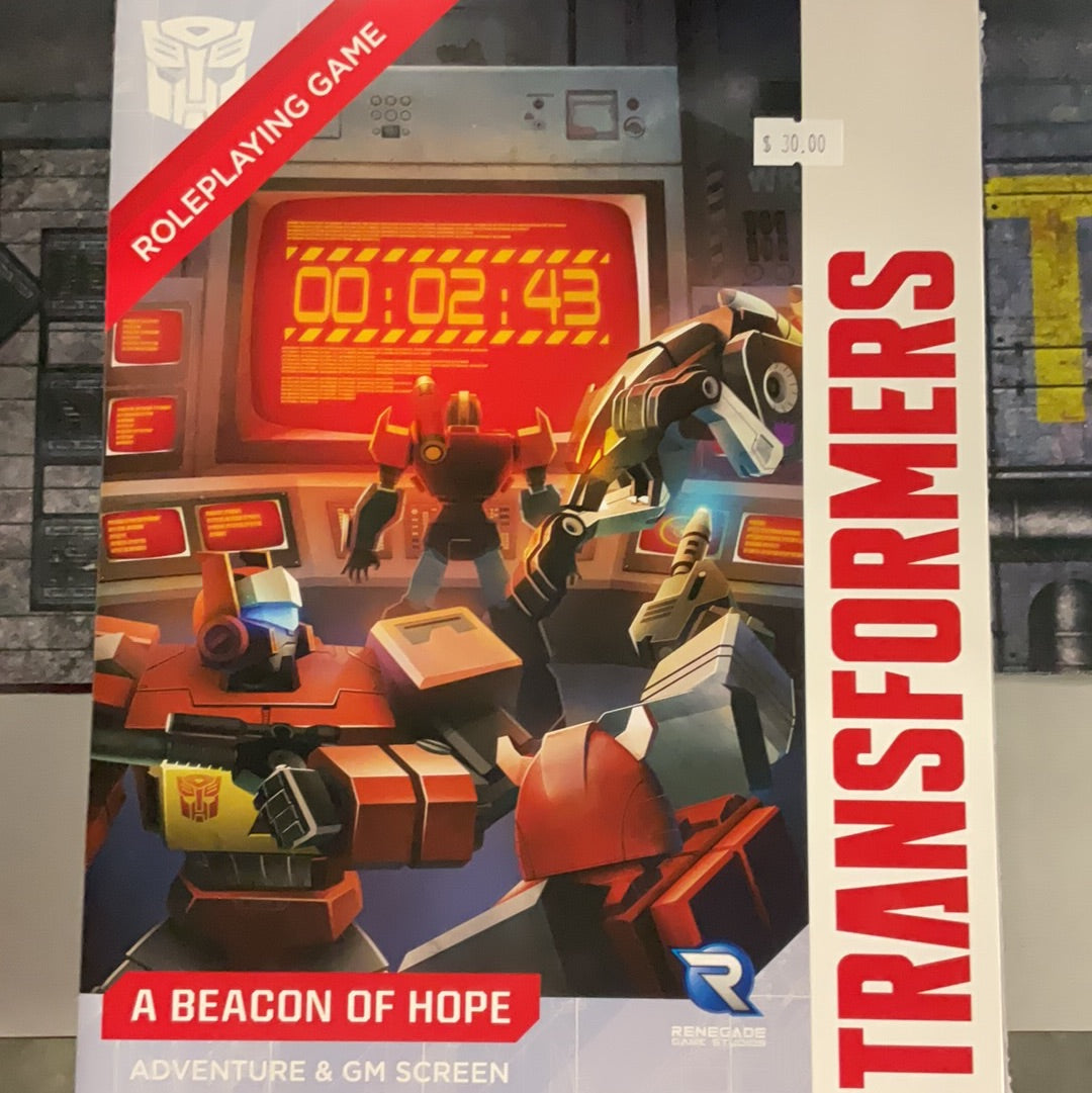 Transformers Roleplaying Game. A Beacon of Hope. Adventure &DM Screen