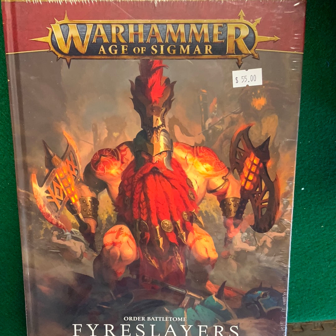 Warhammer Age of Sigmar Order Battletome Fyreslayers