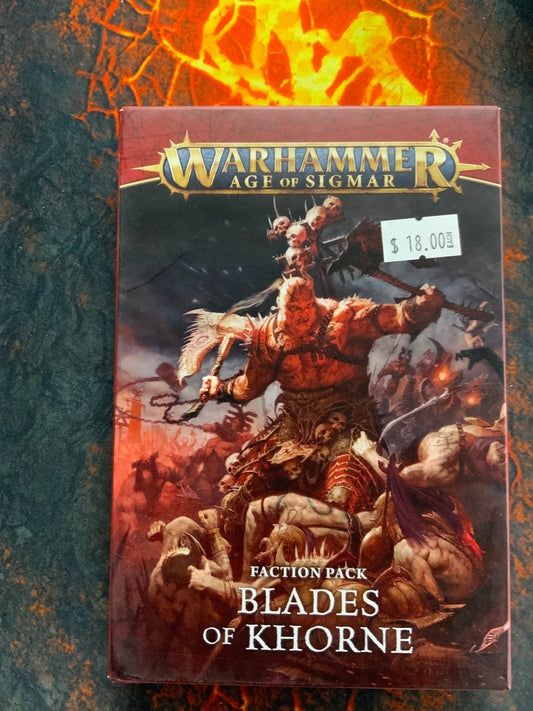 Warhammer Age Of Sigmar Blades Of Khorne Faction Pack
