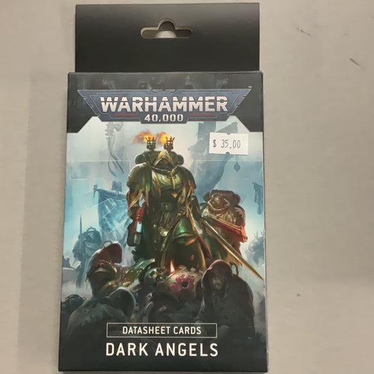 Warhammer 40k Datasheet cards, Dark Angels