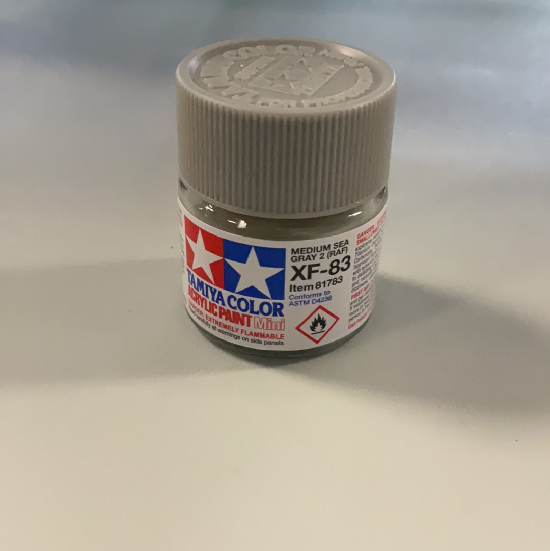 Tamiya color acrylic paint, medium sea XF- 83