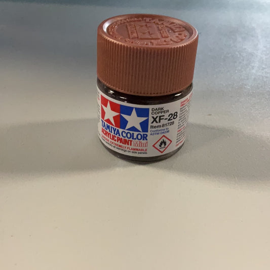 Tamiya color acrylic paint, Dark Copper, XF-28