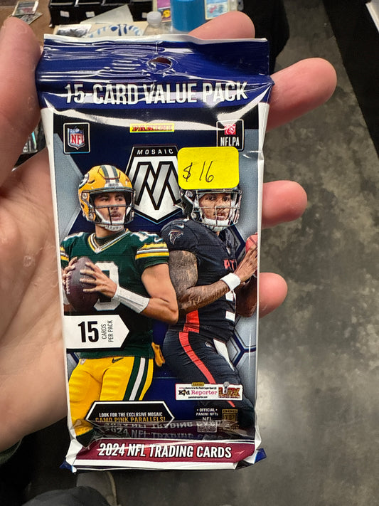 2024 Mosaic Football fat pack