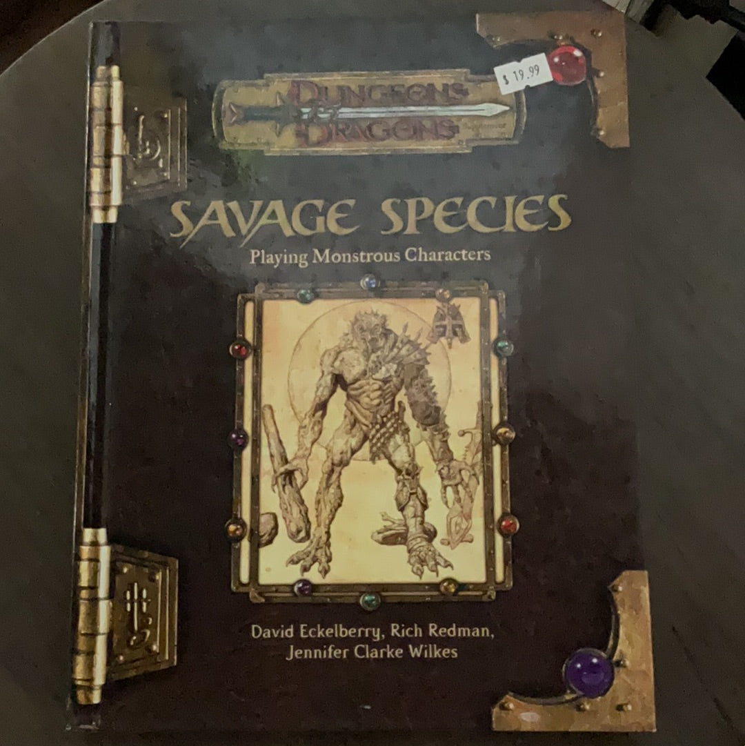 D&D Savage Species Playong Monstrous Characters