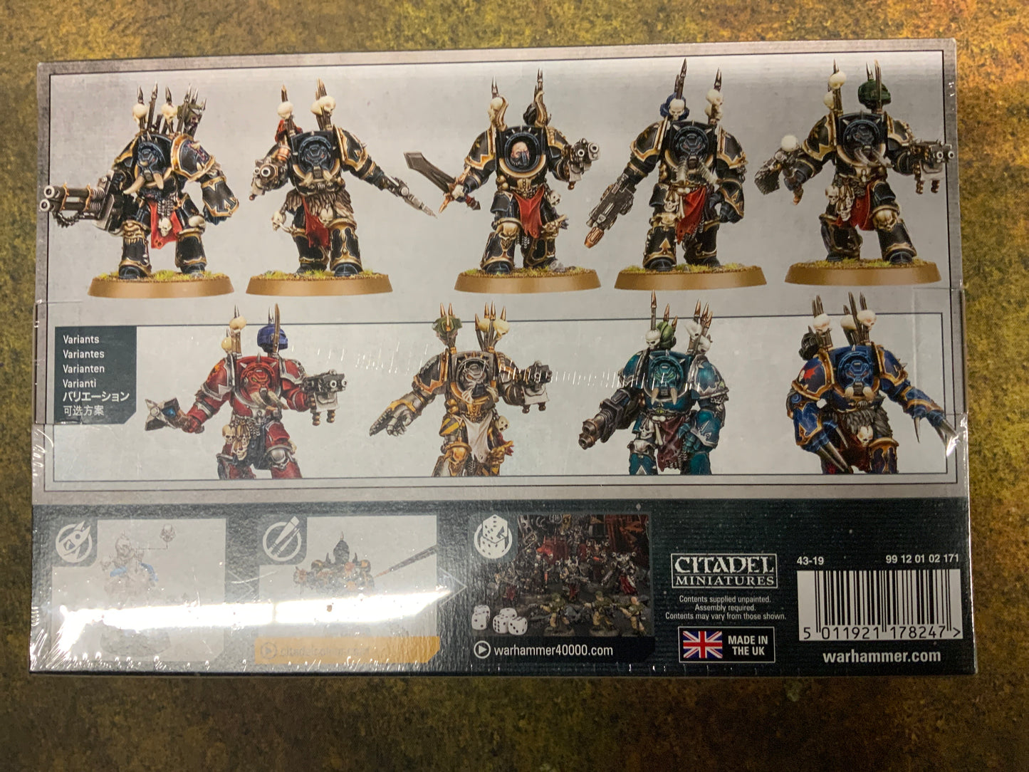 Warhammer 40k chaos space marines, Chaos terminator squad